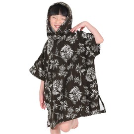 FELLOW Fellow Poncho, 10 Colors for Kids, Children's Changing Towel, Microfiber, Absorbent and Quick Drying, Hood, Beach Towel, Swim Towel, Maui, One Size Fits Most