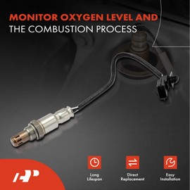Sensor de oxígeno O2 A-Premium compatible con Infiniti QX60 2014-2017 2.5L y Nissan Frontier 2013-2019 4.0L, Pathfinder 2014 2.5L, Xterra 2013-2015 4.0L, Rogue 2014-2020 2.5L Murano 2.5 L, aguas abajo