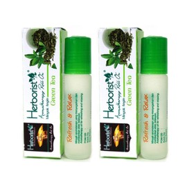 Generic Herborist Aromatherapy Roll on 10ml Green Tea (Pack of 2)