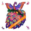 UNIDRAGON Original Wooden Puzzle - Fairy Bird, 297 Pieces, Large