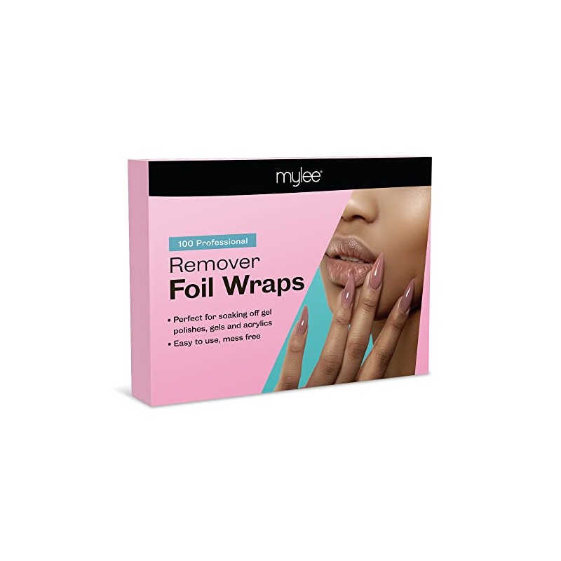 Mylee 100pcs Salon Professional Remover Foil Wraps Removes Gel Polish
