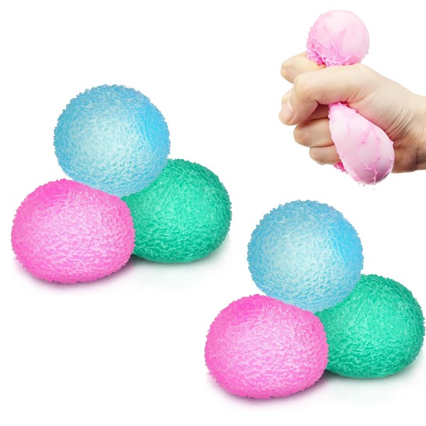 6PCS Sugar Ball Fidget, Sugar Ball, Stress Balls for Adults,
