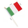 Lebei Small Italy Italian Flag Mini Handheld 4x6 Inch Stick