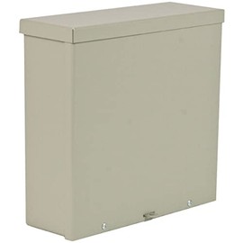 Wiegmann RSC040404 RSC-Series Wall-Mount Enclosure NEMA 1/3R Lift-Off Screw Cover with Knockouts, Carbon Steel, 4" x 4" x 4"