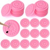 100Pcs False Lash Glue Holder Disposable Eyelash Tray Eyelashes Glue