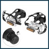 TUCKBOLD Pair Bicycle Pedals with Toe Clip Foot Strap Reflective