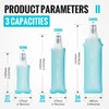 WRELS Soft Flasks Running Water Flask Folding Soft Water Bottles