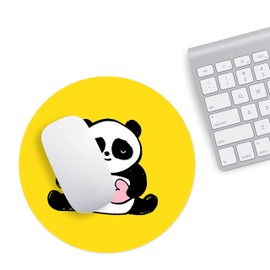 Questo Casa, Runden Digital Bedruckt Mauspad, rutschfeste Unterseite, für Büro und Zuhause, Durchmesser: 22 cm