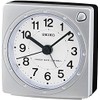 Seiko QHR201S Unisex Analogue Alarm Clock Plastic White