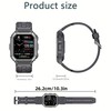 ZPIMY Men's Smart Watch with Bluetooth Call, 1.8 Inch AMOLED