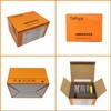 Tshya 100pcs 3inch Sanding Discs Pad with 2Pcs Sanding Sponge