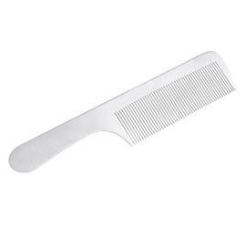 Healvian Static Titanium Steel Hairdressing Comb Wide Tooth Barber Comb Hair Tools for Salon Use