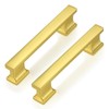 Probrico 10 Pack 3 3/4 Inch Gold Cabinet Handles, Elegant