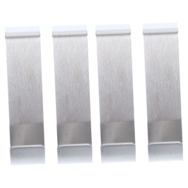 DOITOOL 4pcs Stainless Steel Hook Over Door Hooks Wreath Hangers Siding Hooks for Hanging Outdoor Christmas Light Siding Clips Outdoor Hooks Towel Hook Christmas Lights Ordinary