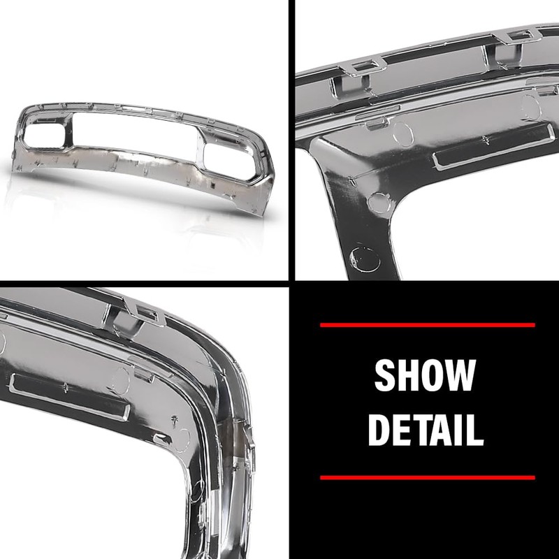 Front Lower Grille & Bumper Grill Bezel, Fit Jeep Grand