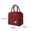 Tongke Insulated Lunch Bag, Portable Thermos Lunch Box Carrier, Double-Layered
