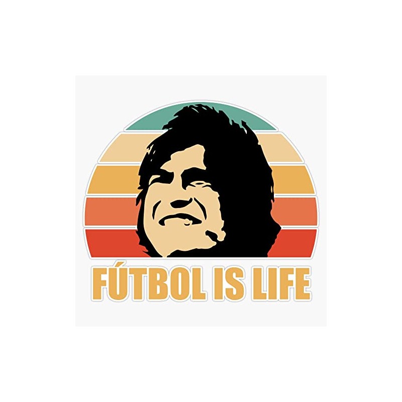FUTBOL IS LIFE Bumper Sticker Vinyl Decal 5 inches