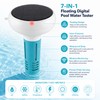 7-in-1 Digital Pool Water Tester for Smart Monitoring – Wireless