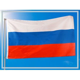 Aricona Russia Flag, Russian Flag 90 x 150 cm with Brass Eyelets, Weatherproof Flag for Flagpole, 100% Polyester