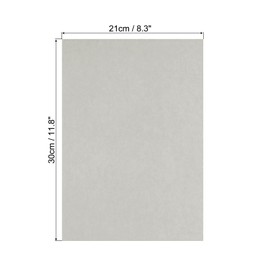 PATIKIL Self Adhesive Felt 8.3" x 11.8", 10Pcs A4 Size Soft Velvet Fabric Liners Peel and Stick Felt Sheets for DIY Art Crafts Drawer Box Felt Liner, Grey