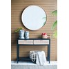 A and B Home 8.9" H Gray Cement Indoor Outdoor