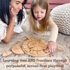 Tomaze Montessori Wooden Toy Clock - Kids' Educational Kit to