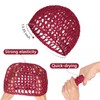 2 PCS Hair Nets for Sleeping Mesh Crochet Hair Wrap
