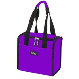 Nicole Miller 11" Insulated Lunch Box Portable Cooler Bag - Purple