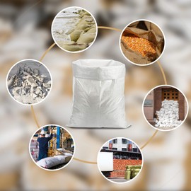 MAQIHAN Empty Sand Bags - 10PCS Woven Polypropylene Heavy Duty Tear Resistant Sandbags for Hurricane Sand Bags for Flooding Construction Project Storing Dry Materials