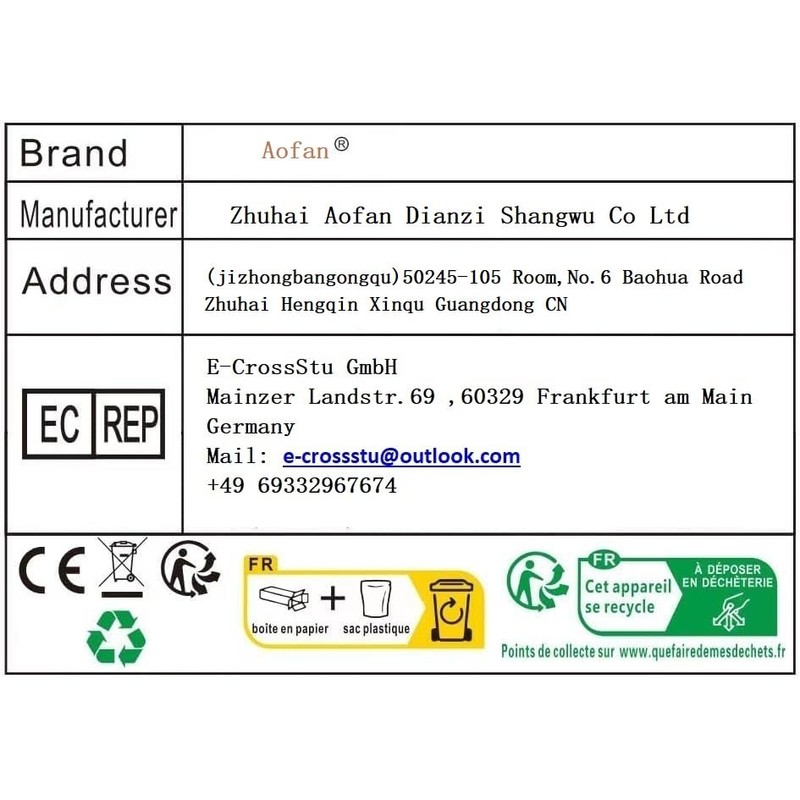Aofan Digital Multimeter Current Clamp MT87 Portable AC/DC Voltage Tester