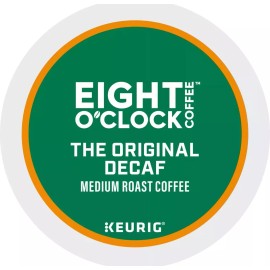 Eight O'Clock Original Decaf Coffee K-Cups, 12 Count Total Bulk Pack