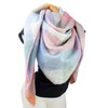 Gloop Women's XXL Knitted Triangle Scarf, Neckerchief, Cuddly, Fluffy, Does