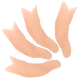 BESPORTBLE 4pcs Fake Finger Sleeves Magician Prop Realistic Simulation Comfortable Secure Fit for Stage Performance and Prank Tricks