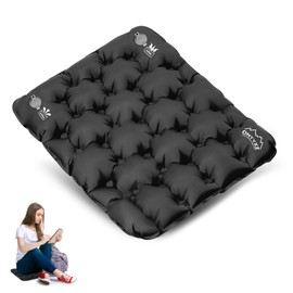 Stadium Cushion Inflatable Travel Seat Cushion Outdoor Seat Mat Ultralight Air Cushion Portable Waterproof Seat Pads for Camping Boating Concerts Hiking Office Home Chair Airplane