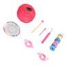 Wooden Knitter Spool Educational Doll Shape Portable Knitting Tool Kit