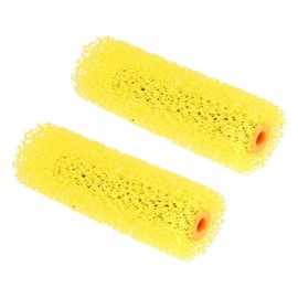 UNVOJL 2 Pieces Paint Roller Cover Nap 4 Inch Mini Resilient Sponge Brush Texture Sponge Paint Roller Cover for Household Tool