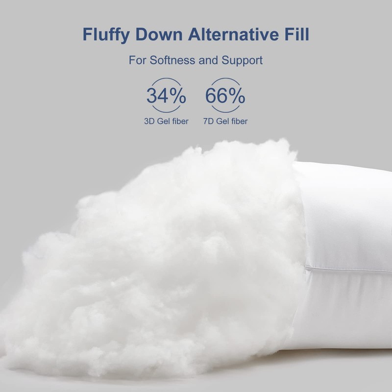 CozyLux Pillows Standard Size Set of 2, Hotel Quality Bed