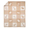 Soft Chenille Jacquard Baby Blanket, Jungle Animals, 30 in. x