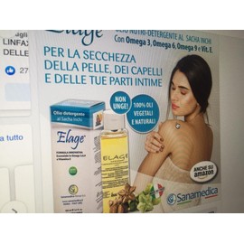 Sanamedica Group Elage Olio Detergente Al Sacha Inchi 100 ml