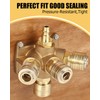 TIDEVAN Compressed Air Distributor Wall Box, Brass Compressed Air Distributor