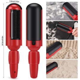 Wiederverwendbare Fusselrollen für Tierhaare,Reusable Lint Rollers for Pet Hair, Pet Hair Remover, Lint Roller,Wiederverwendbar für Wohnzimmer Sofa und Autositze