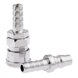 Air Line Hose Fittings Quick Release Coupler Bayonet Connectors for 10mm Inner Diameter-Pack of 2