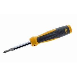 IDEAL Electrical 35-908 Twist-A-Nut™ Screwdriver – 7-In-1 Nut Driver w/ 2 Phillips, 2 Flat Head Tips. Driver Bit Sets