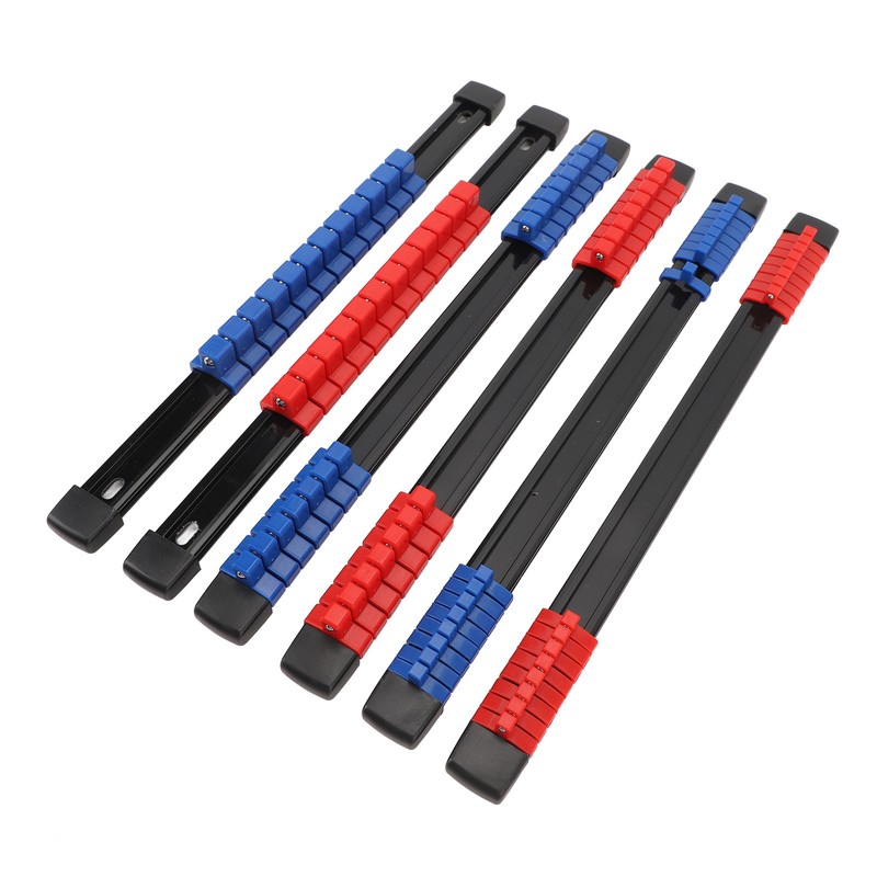 6PCS Drive Socket Organizer Holder 1/4in 3/8in 1/2in SAE And