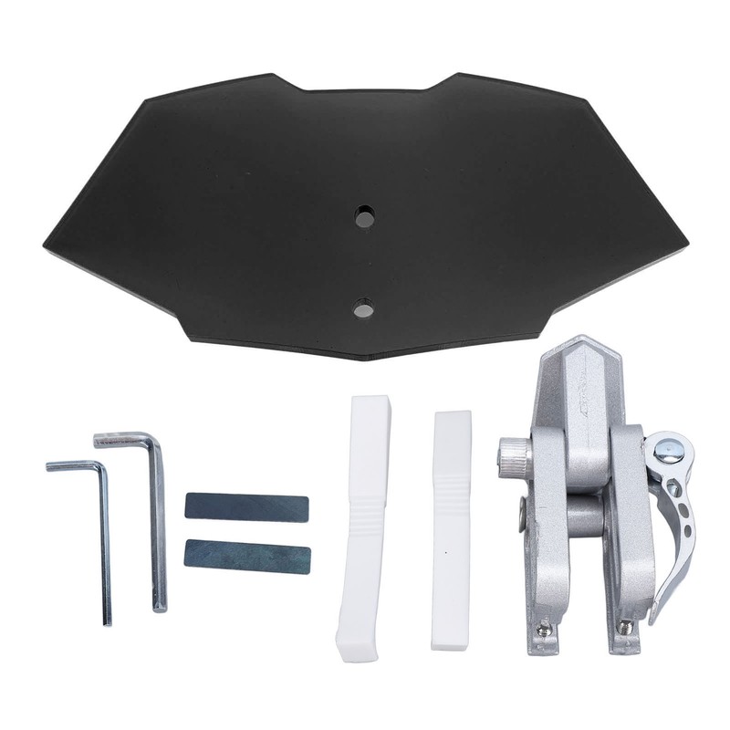 Motorcycle Windshield Acrylic Heightened Adjustable Clip On Wind Deflector Windscreen