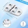 316 Stainless Steel Boat Hatch Hinges,1-1/2inchx 2-1/4inch (57 X 38
