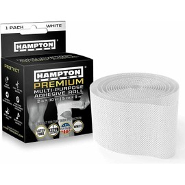 Unbranded White Turf Tape Football Athletic Roll Stretch Wrap For Skin Sports Sticky