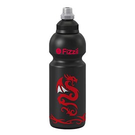Fizzii Pop 600 Plastic Bottle Leak-proof at Fizzy, Non-toxic, Dishwasher Safe, Dragon, 600 ml