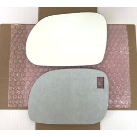 New Replacement Mirror Glass with Full Size Adhesive for 2020-2024 Kia Soul Driver Side View Left LH