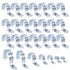Tanstic 30Pcs 3/4 Inch EMT Pipe Strap Zinc Plated Steel